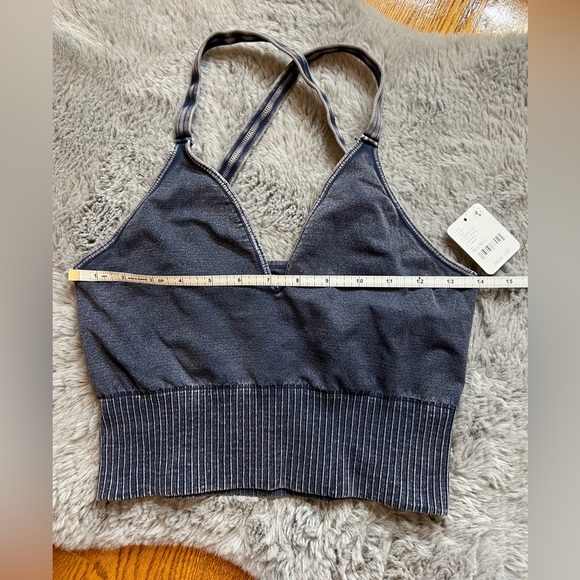 FP Movement Free People Navy Good Karma Crop Tank Top - Picture 6 of 8